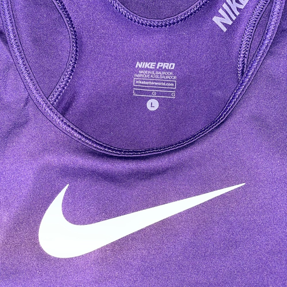 Nike Pro Dri-Fit Purple Tank